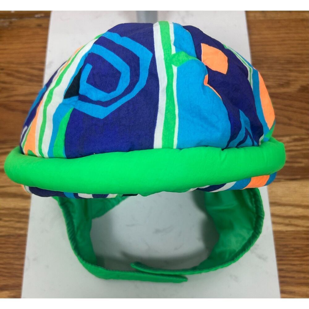 Vintage 90s Obermeyer hat solo Juniors Abstract Ski Winter Size S Nylon Cap - Picture 3 of 5